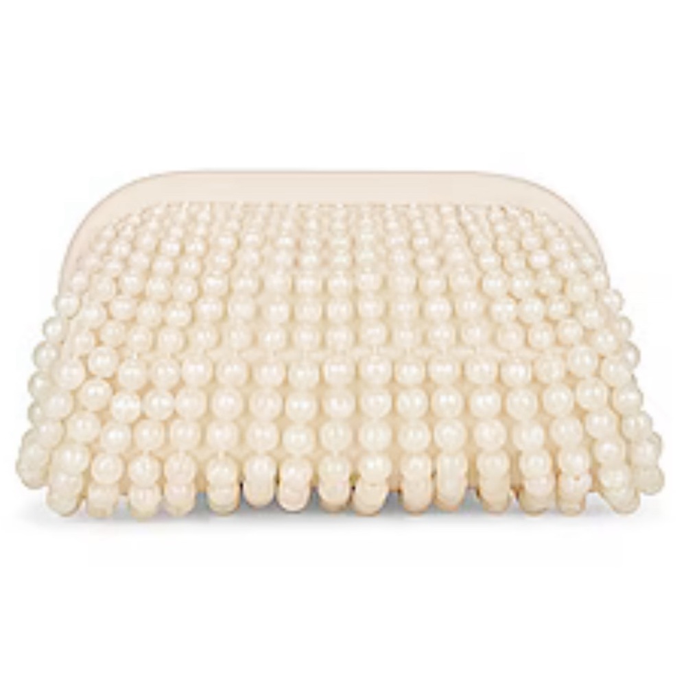 Cult Gaia Mini Nia Clutch Ivory, never used with tags